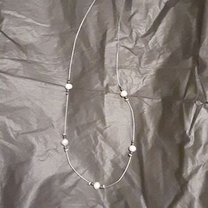 Simulated Pearl Necklace